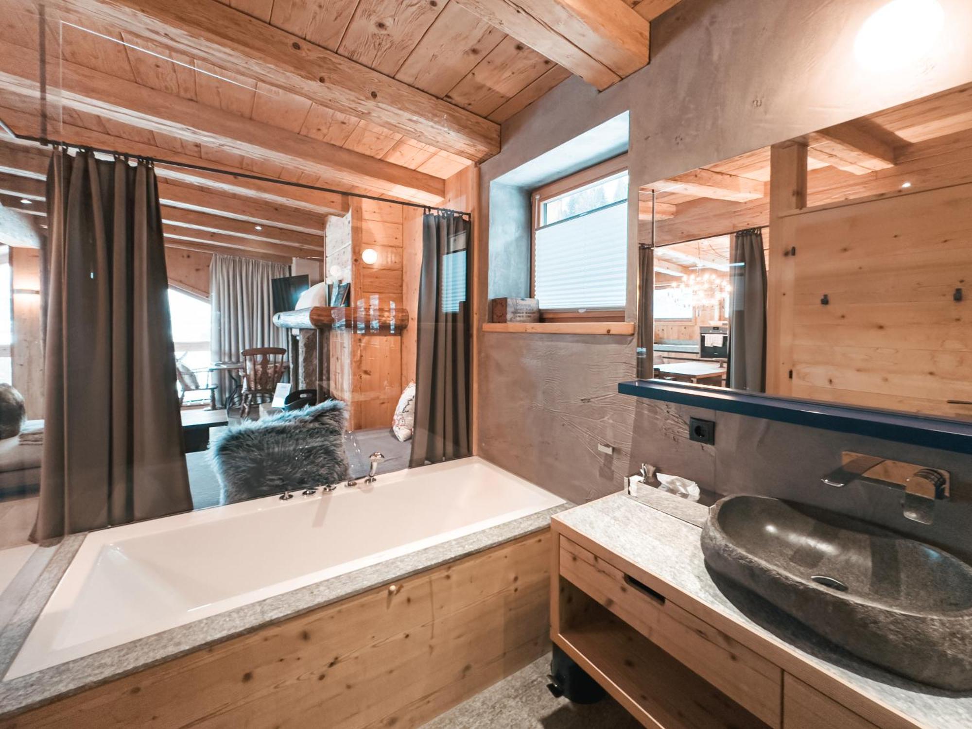 Sportlodge' Golf Suite - Natural Pool, Whirlpool & Sauna By Alpenluxus Appartements Kleinboden Dış mekan fotoğraf