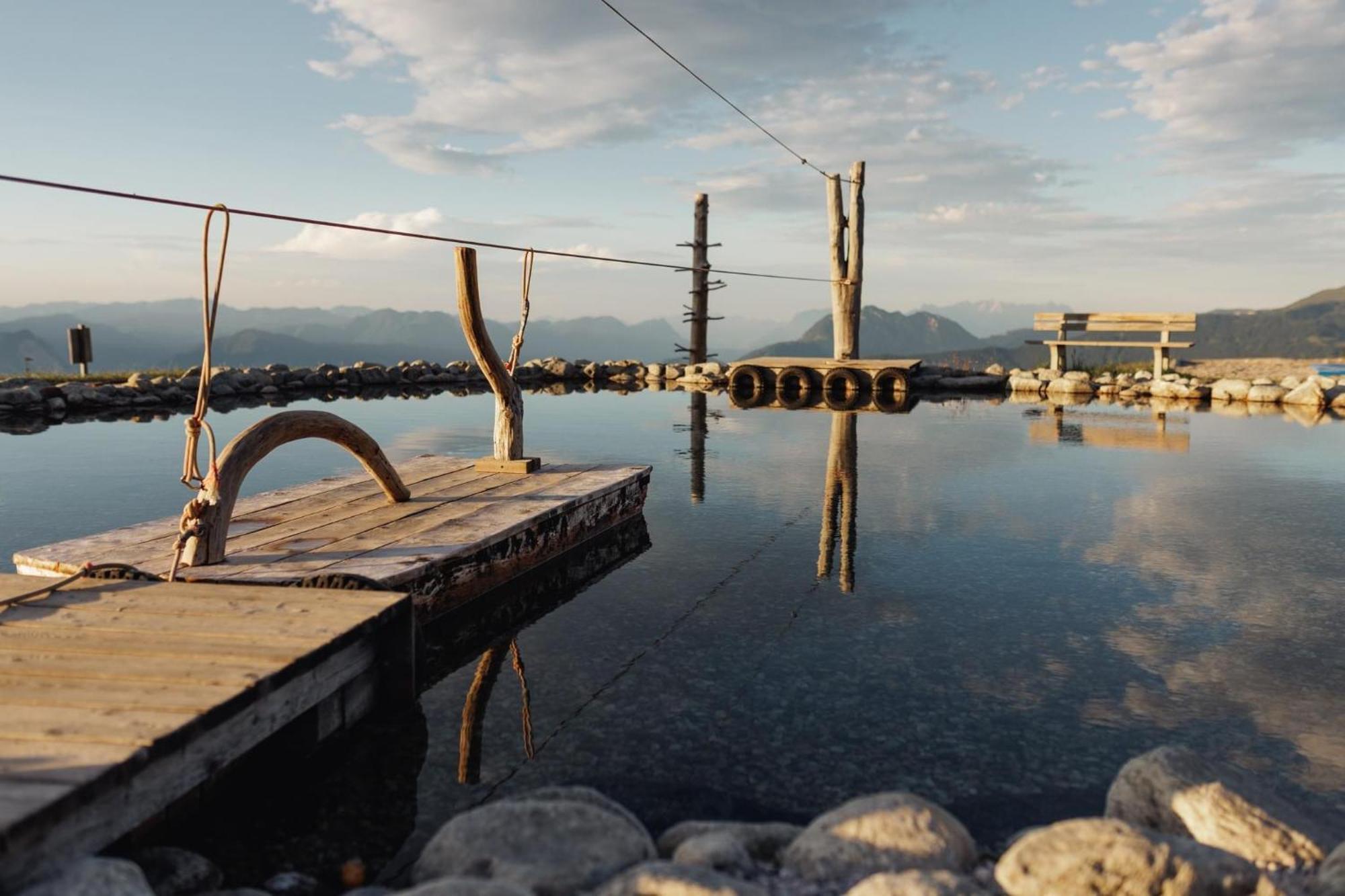 Sportlodge' Golf Suite - Natural Pool, Whirlpool & Sauna By Alpenluxus Appartements Kleinboden Dış mekan fotoğraf